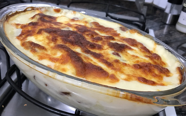 Couve-flor gratinada