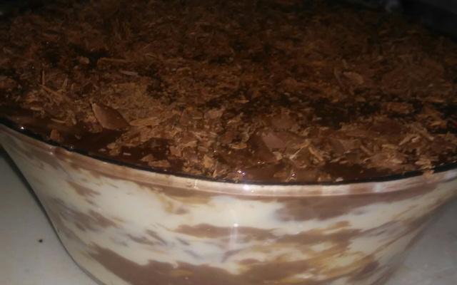 Pavê de chocolate simples e gostoso