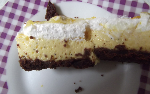 Torta mousse de maracujá