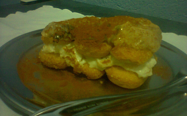 Pavê de ameixa e coco