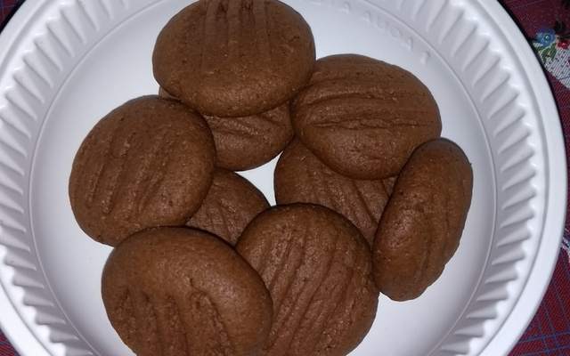 Biscoito de chocolate simples