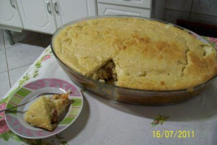 Torta rápida de liquidificador