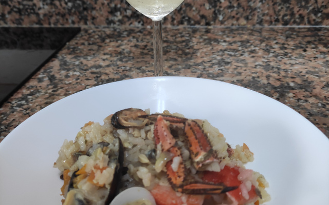 Risoto de marisco