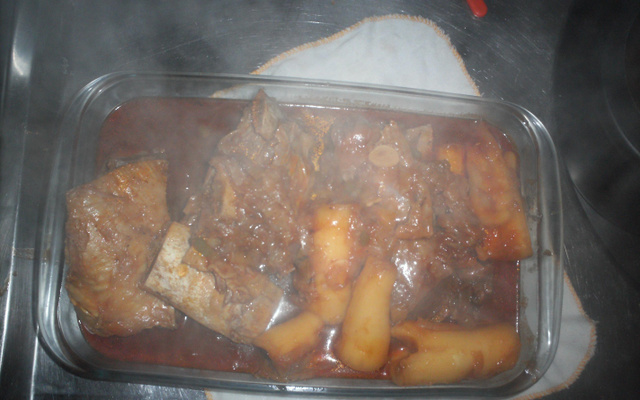 Costela bovina na panela de pressão