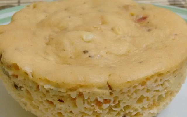 Torta salgada de caneca