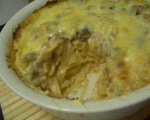 Fettuccine à bolonhesa com queijo