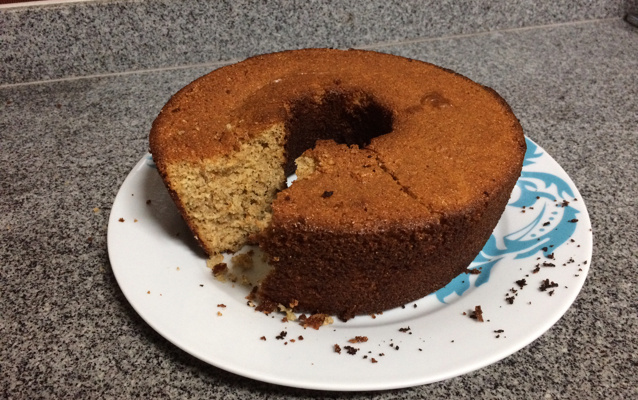 Bolo de laranja integral