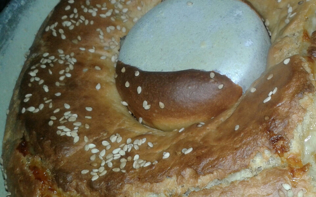 Pão de liquidificador com recheio