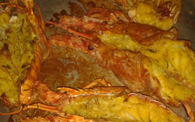 Lagosta assada