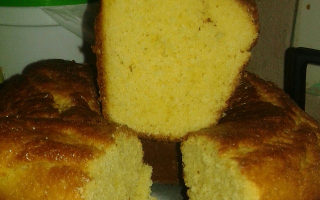 Bolo de fubá fofinho