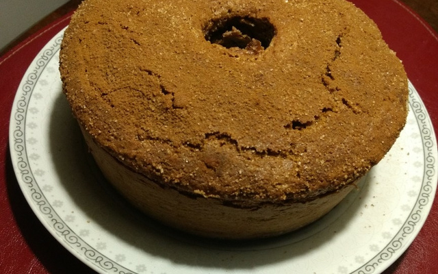 Bolo de maçã com castanha do pará