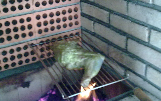 Paleta de carneiro assada