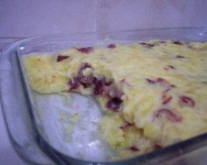 Escondidinho de carne seca