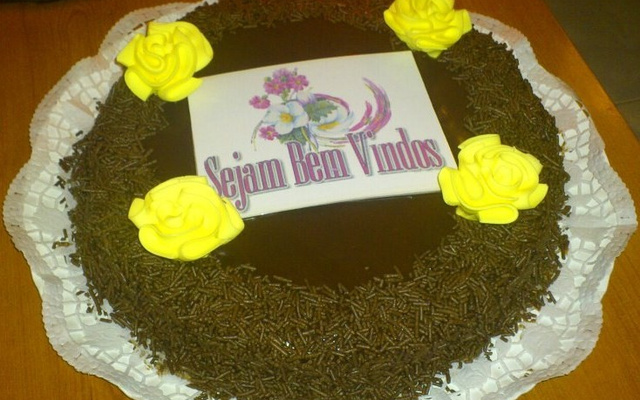 Bolo mousse de maracujá