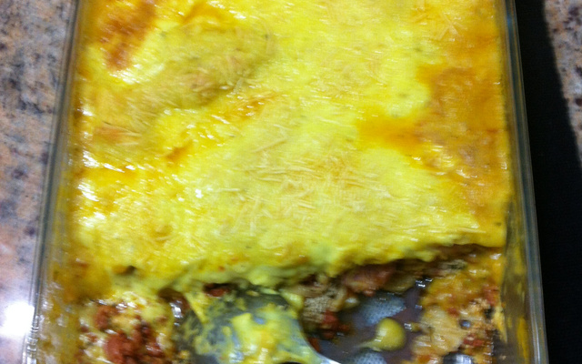 Lasanha com couve à minha moda