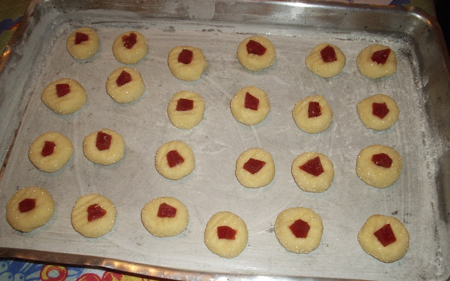 Biscoitinho de nata com goiabada