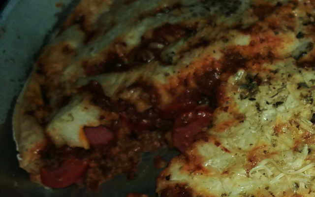 Torta salgada de carne moída