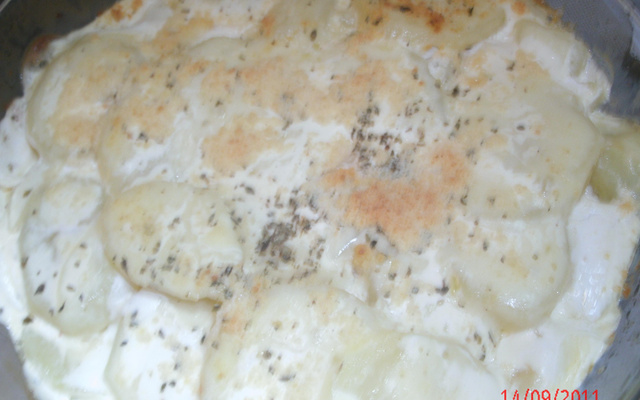 Batata gratinada