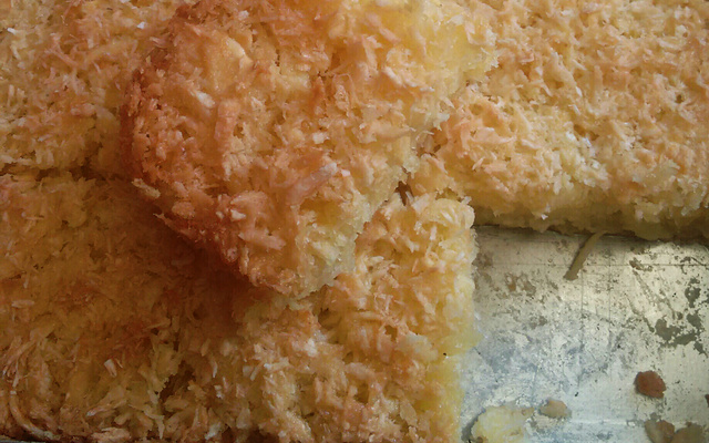 Bolo de aipim tradicional