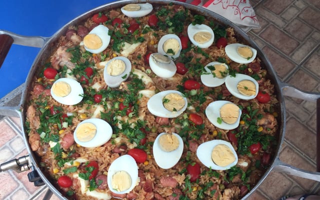 Paella caipira