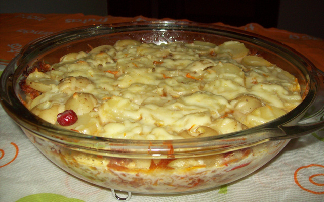 Enformado de carne com batata