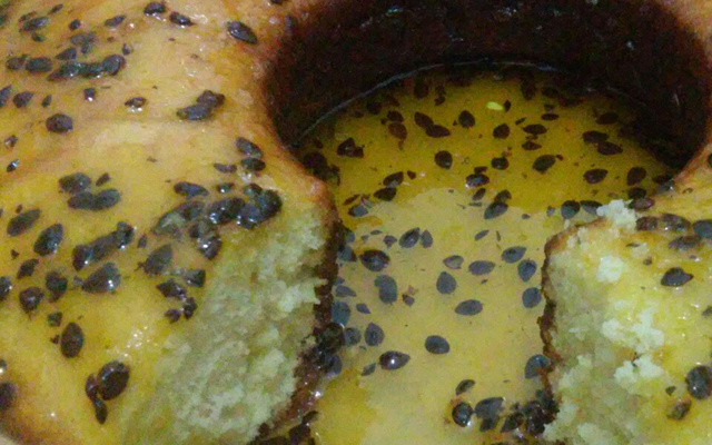 Bolo de maracujá