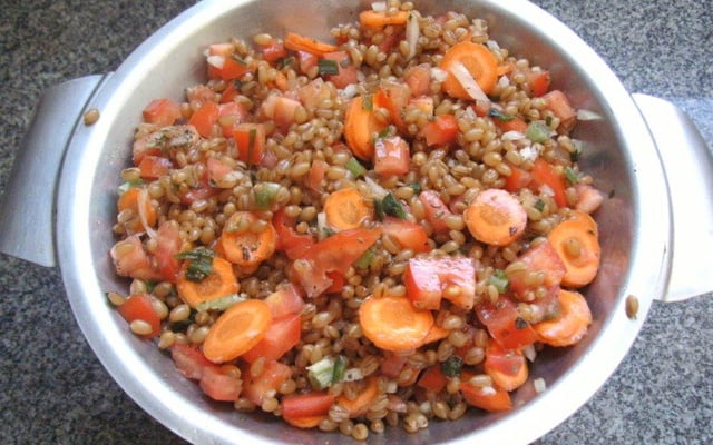 Salada de Trigo em Grão