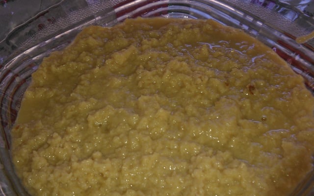 Doce de leite talhado