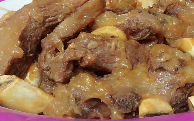 Costela no bafo na panela de pressão