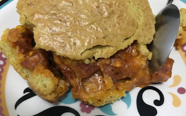 Torta de calabresa acebolada