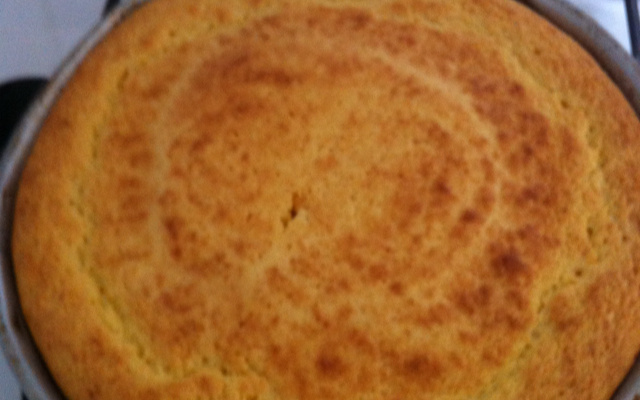 Bolo de fubá cremoso diet