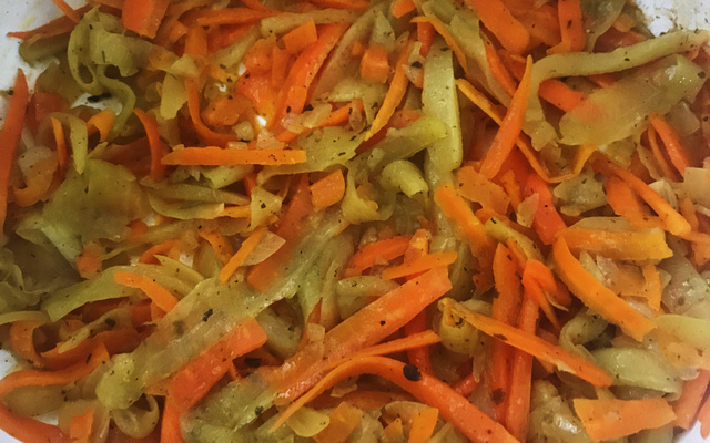 Refogado de Cenoura e Chuchu