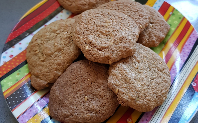 Biscoito integral amanteigado com ghee
