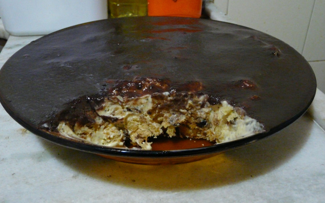 Pavê Natalino de Maracujá com Panetone