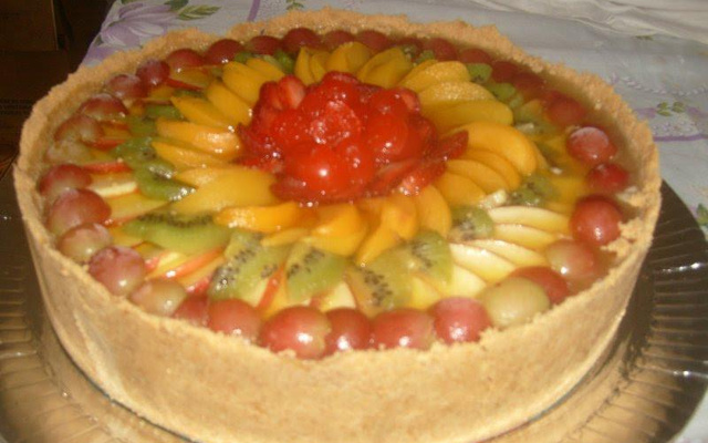 Torta tropical de cupuaçú