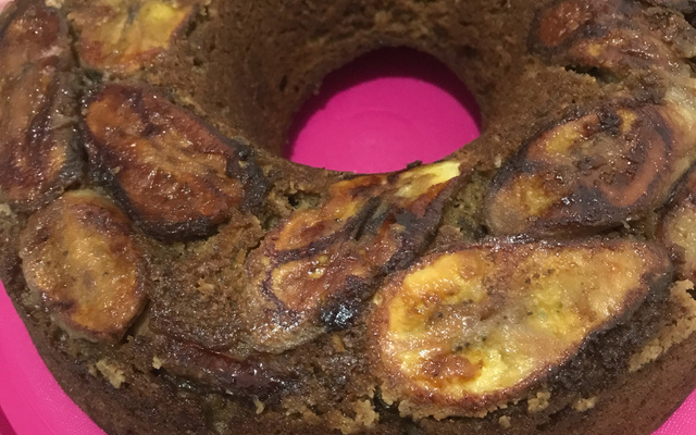 Bolo de banana integral