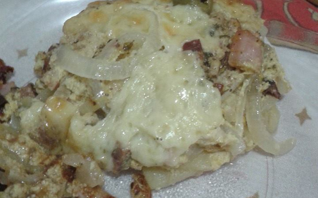 Batata a portuguesa gratinada