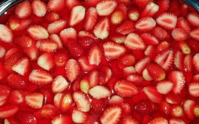 Sobremesa de morango