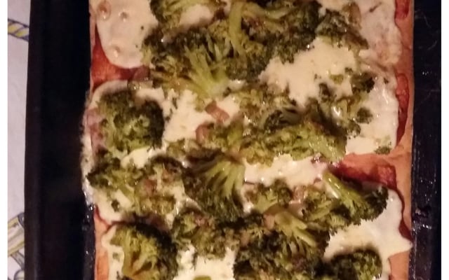 Pizza de brócolis