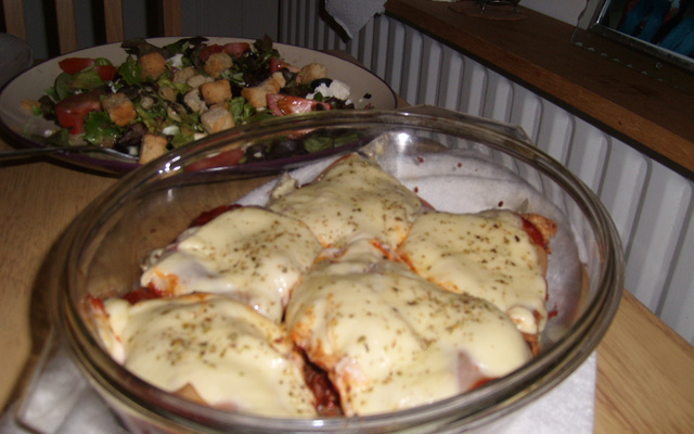 Bife à milanesa da Ro