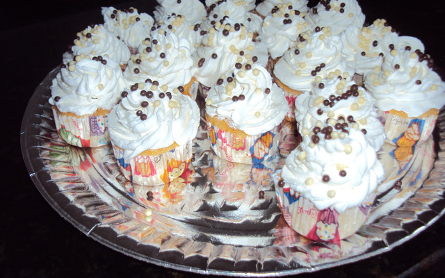 Mini cupcakes de laranja