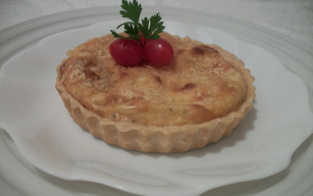 Mini quiche de queijo