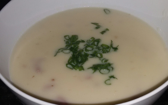 Sopa fit de frango com batata doce