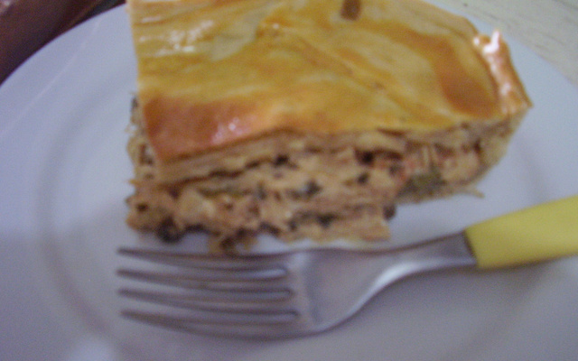 Empadão de frango com massa podre