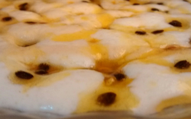 Mousse aerado de maracujá