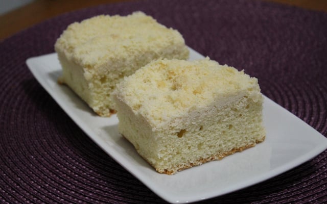 Cuca fácil, rápida e gostosa