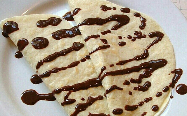 Crepe de chocolate