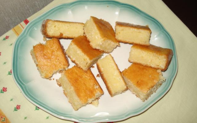 Bolo de aipim cozido tia Helena