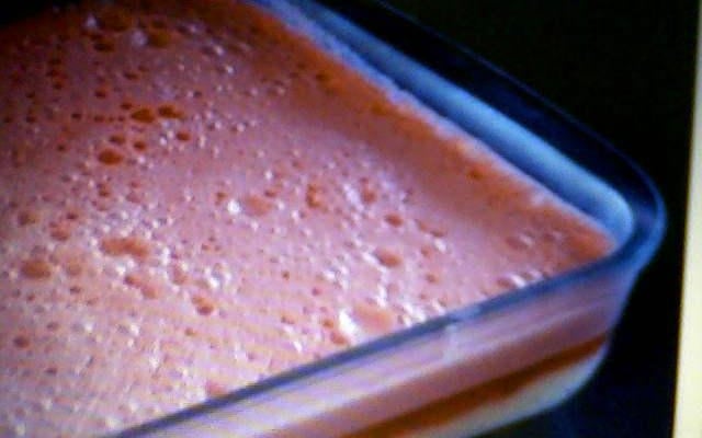 Creme de leite condensado com gelatina