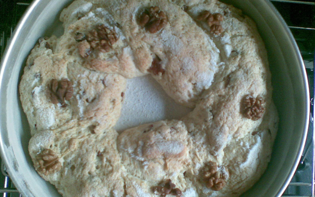 A minha deliciosa rosca de nozes